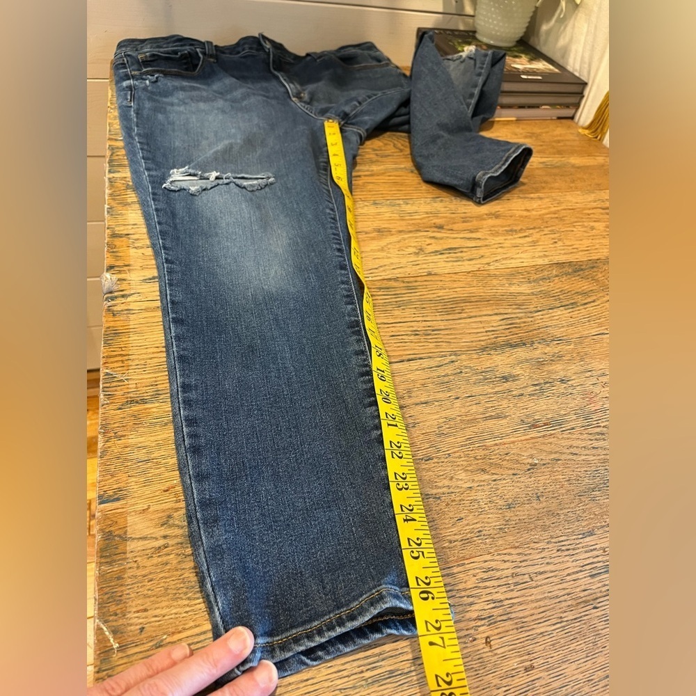 GAP – BLUE DENIM UNIVERSAL JEGGING MID RISE – SIZE 35/20 REGULAR - Picture 9 of 10